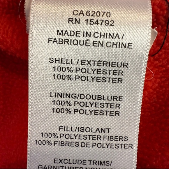 Disney Winter Coat & Mickey Stuffy, Kids Black Red Hooded Puffer Backpack Sz 2T - Picture 6 of 16